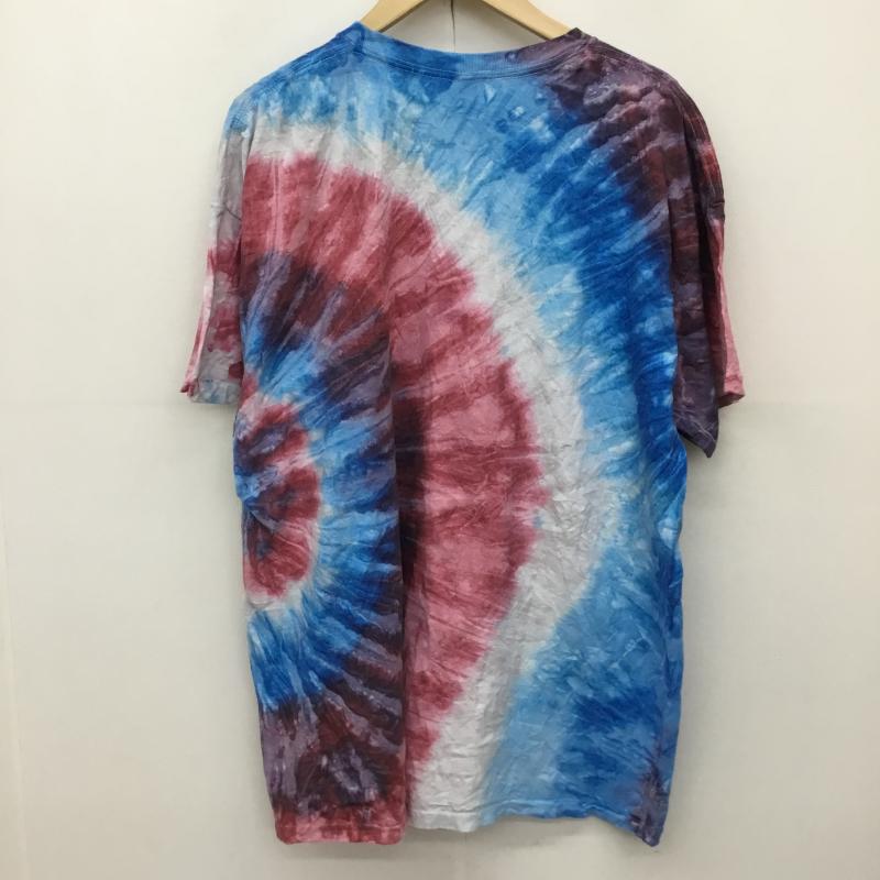 ＵＳフルギ US古着 Tシャツ 半袖 タイダイ染め XL 総柄 水色 / ライトブルー / X 白 / ホワイト / X 青 / ブルー / X 赤 / レッド /  メンズ USED 古着 中古 10133841