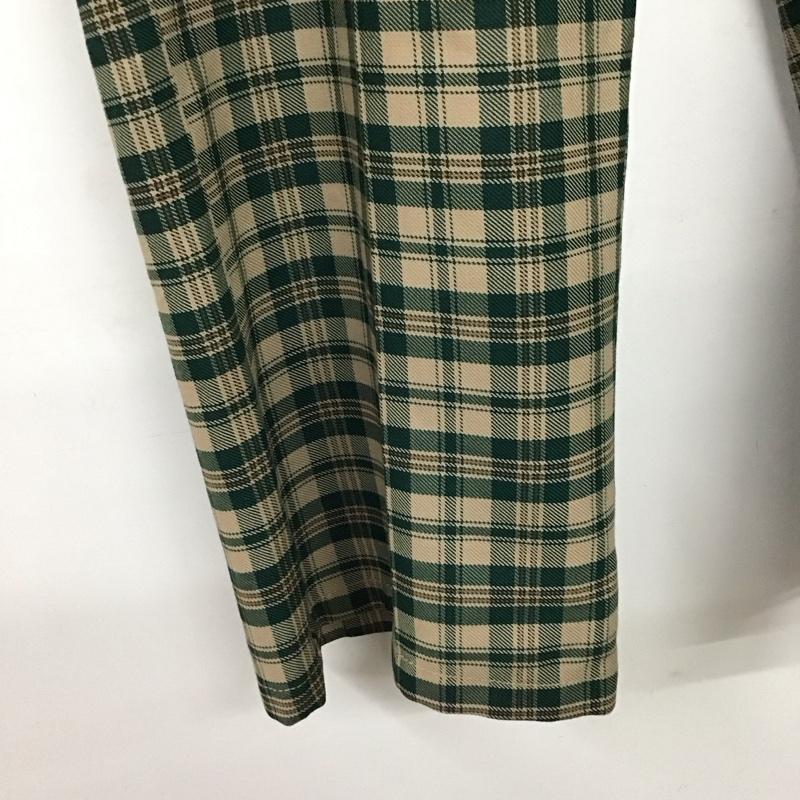 ファーラー FARAH パンツ スラックス スラックスパンツ ワイドパンツ センタータックパンツ 80s M チェック マルチカラー / マルチカラー /  メンズ USED 古着 中古 10149725