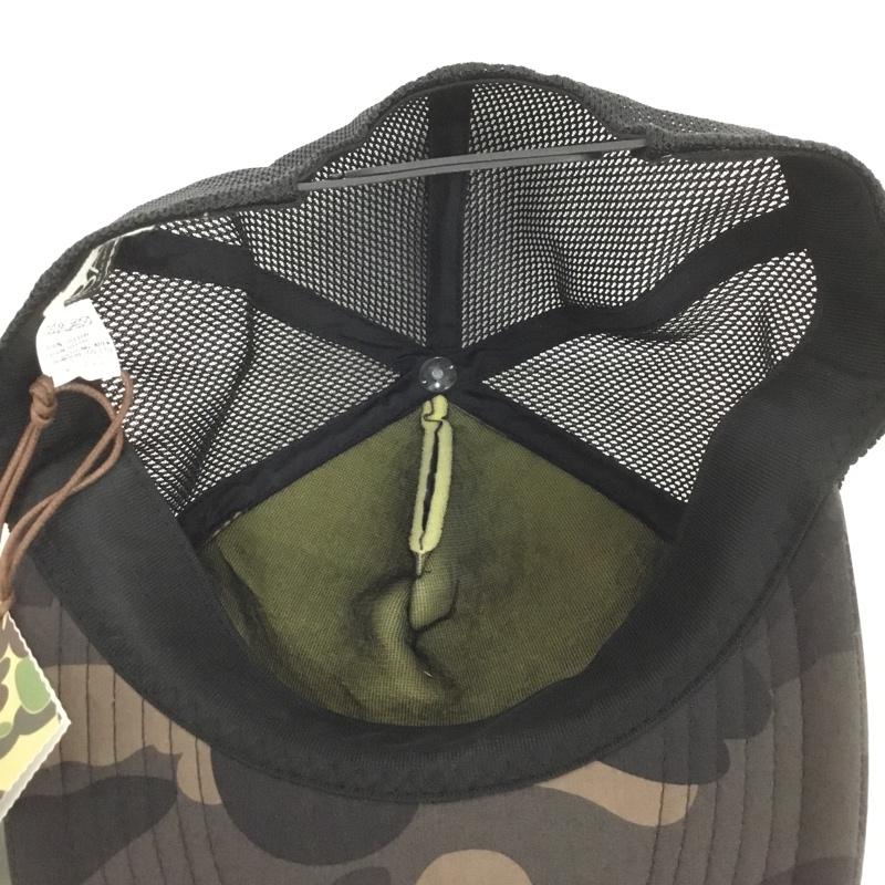 アベイシングエイプ A BATHING APE 帽子 キャップ メッシュキャップ BAPE ロゴ、文字 黒 / ブラック /  メンズ USED 古着 中古 10143287
