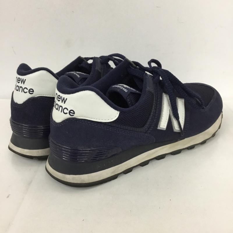 ニューバランス New Balance スニーカー スニーカー ML574EN2 27cm 27.0cm ロゴ、文字 紺 / ネイビー /  メンズ USED 古着 中古 10128978