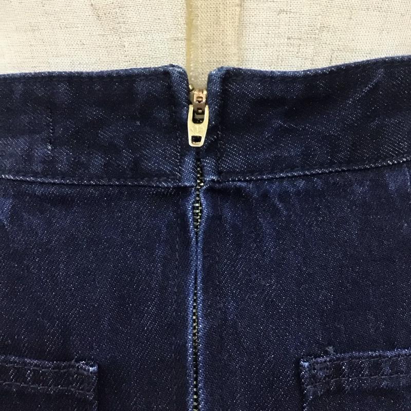 マウジー MOUSSY スカート ロングスカート 010EAB11-5250 ASYMMETRY WRAP SKIRT アシンメトリー デニム ラップスカート 0 無地 インディゴ / インディゴ /  レディース USED 古着 中古 10108228