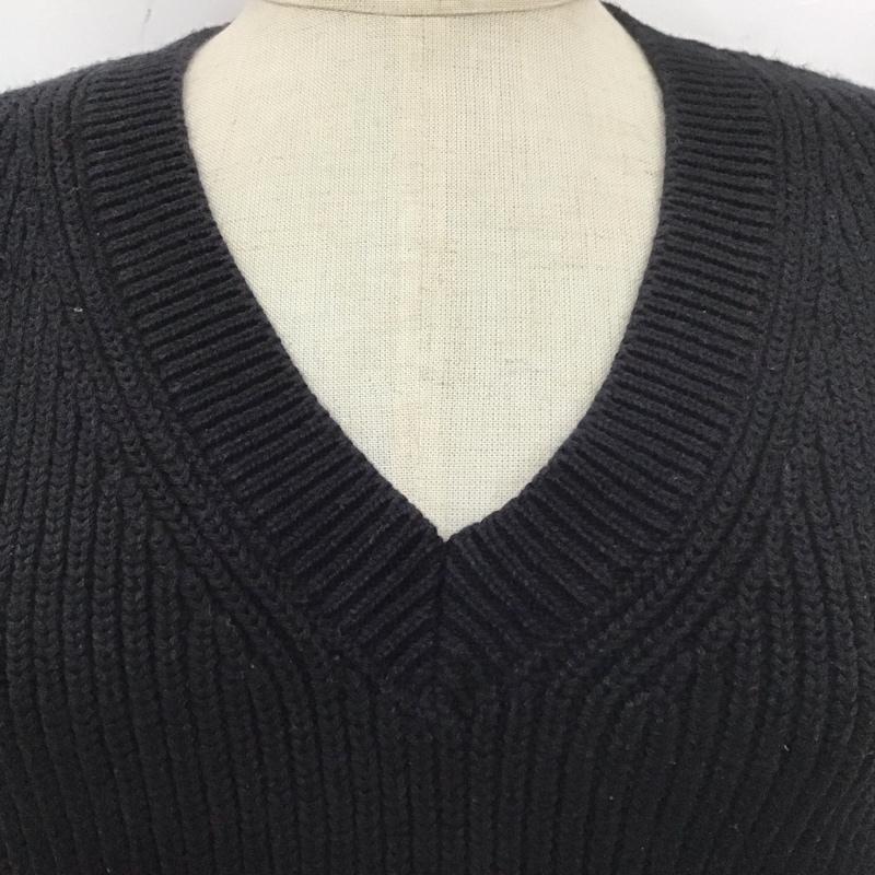 ザラ ZARA ベスト ベスト ベスト ニット ノースリーブカットソー M 無地 紺 / ネイビー /  レディース USED 古着 中古 10113718