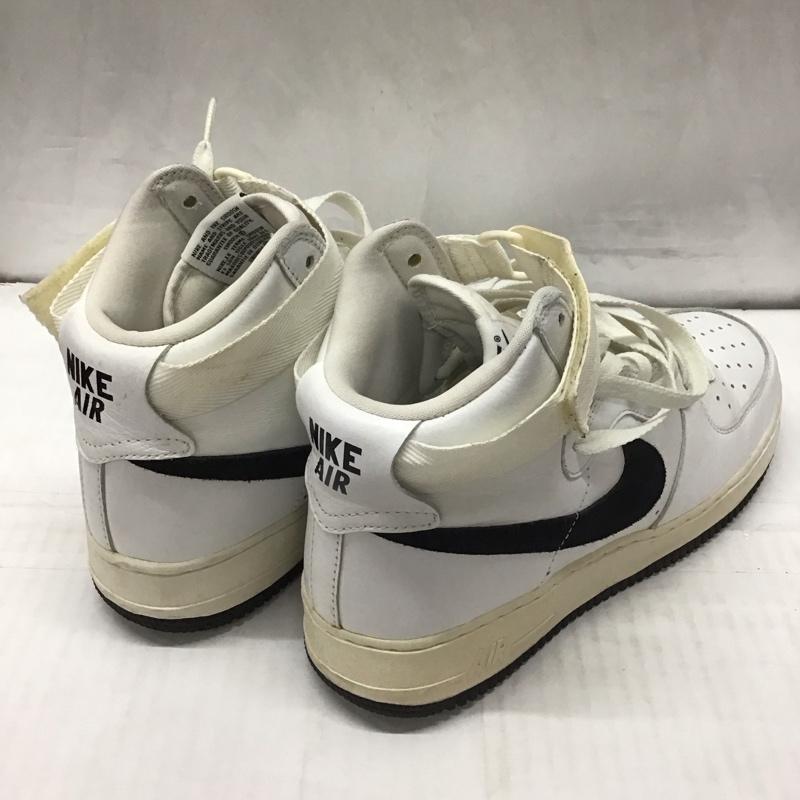 ナイキ NIKE スニーカー スニーカー 743546-105 AIR FORCE 1 HIGH RETRO QS 28cm 28.0cm ロゴ、文字 白 / ホワイト / X 黒 / ブラック /  メンズ USED 古着 中古 10112176