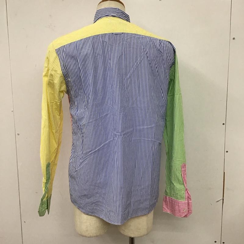 ソフネット SOPHNET. シャツ、ブラウス 長袖 長袖シャツ ストライプシャツ カラーシャツ 長袖カットソー ボタンダウンシャツ M ストライプ マルチカラー / マルチカラー /  メンズ USED 古着 中古 10114714