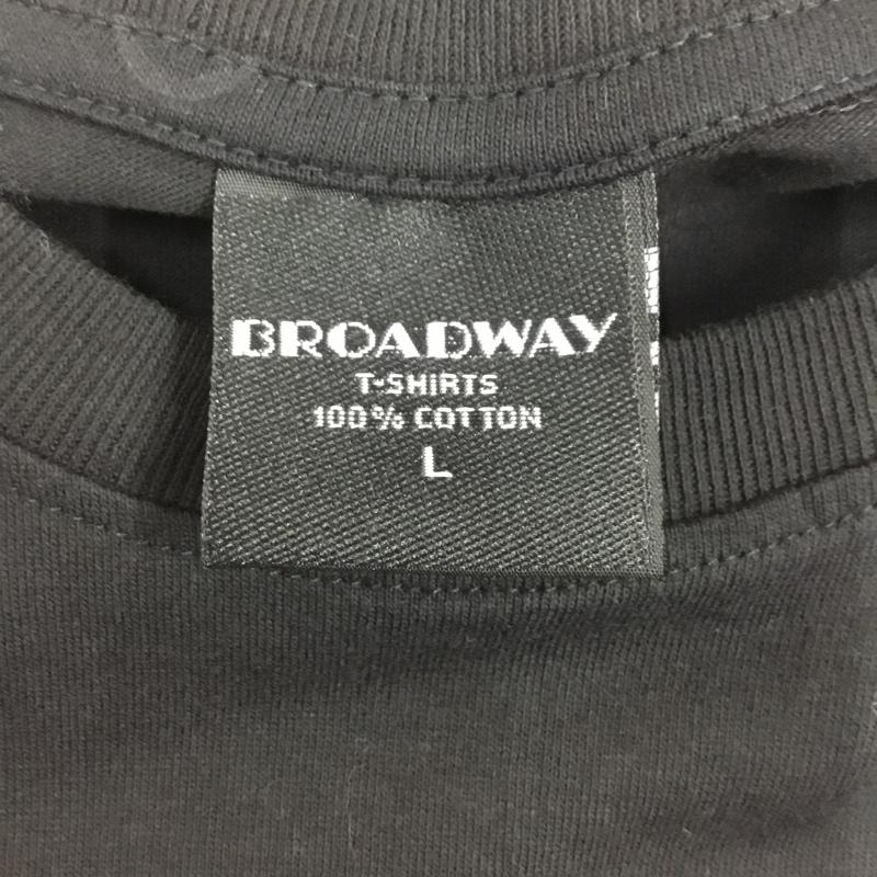 古着 USED Tシャツ 半袖 半袖カットソー プリントTシャツ クルーネックカットソー バンドTシャツ L プリント 黒 / ブラック /  メンズ USED 古着 中古 10108370