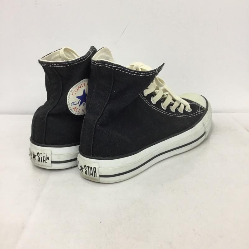 コンバース CONVERSE スニーカー スニーカー 1404 ALL STAR ハイカット 25cm 25.0cm ロゴ、文字 黒 / ブラック /  レディース USED 古着 中古 10147129