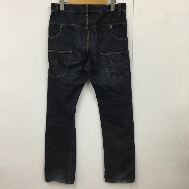 メルシーボークー mercibeaucoup, パンツ デニム、ジーンズ MB73FF740 ハイウエスト 0 無地 インディゴ / インディゴ /  メンズ USED 古着 中古 10117180
