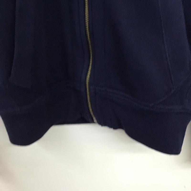 ポロバイラルフローレン Polo by RALPH LAUREN パーカー 長袖 ジップアップパーカー 長袖パーカー カジュアルジャケット S ロゴ、文字 紺 / ネイビー /  メンズ USED 古着 中古 10140828