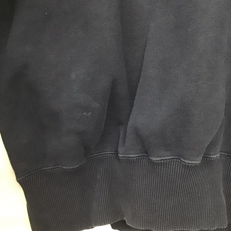 チャンピオン Champion トレーナー 長袖 長袖トレーナー スウェット クルーネック プルオーバー M ロゴ、文字 紺 / ネイビー /  レディース USED 古着 中古 10144270