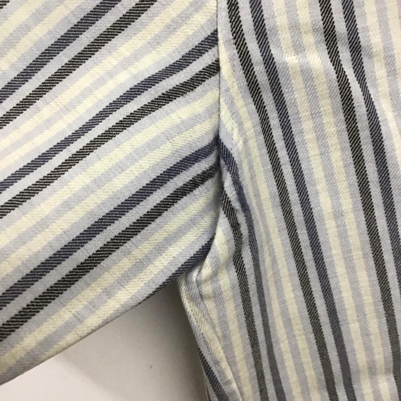 ランバン LANVIN シャツ、ブラウス 長袖 長袖シャツ ストライプシャツ カラーシャツ L ストライプ マルチカラー / マルチカラー /  メンズ USED 古着 中古 10128645