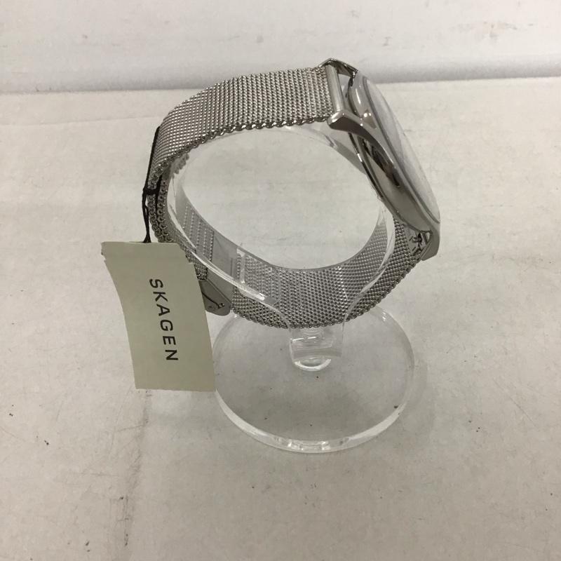 スカーゲン SKAGEN 腕時計 アナログ（クォーツ式） SKW6396 HOLST 箱有 ロゴ、文字 銀 / シルバー /  メンズ USED 古着 中古 10134348