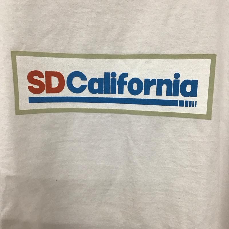 スタンダード カリフォルニア STANDARD CALIFORNIA Tシャツ 半袖 半袖カットソー プリントTシャツ クルーネックカットソー XL ロゴ、文字 白 / ホワイト /  メンズ USED 古着 中古 10128647
