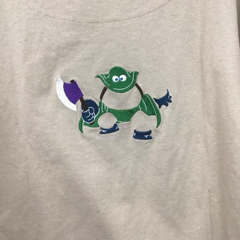 グラニフ graniph Tシャツ 半袖 半袖カットソー プリントTシャツ クルーネックカットソー XL ロゴ、文字 ベージュ / ベージュ /  メンズ USED 古着 中古 10145974