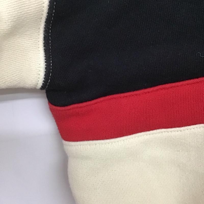 マウジー MOUSSY トレーナー 長袖 028CA590-5230 スウェット 裏起毛 FREE ロゴ、文字 アイボリー / アイボリー / X 黒 / ブラック / X 赤 / レッド /  レディース USED 古着 中古 10144097