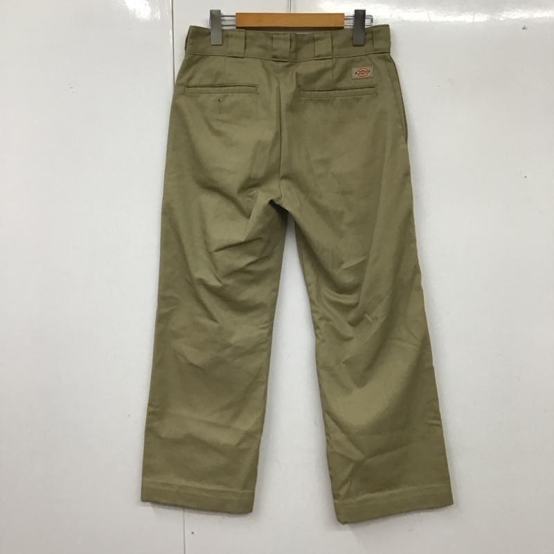 ディッキーズ Dickies パンツ チノパン チノパン カジュアルパンツ ワイドパンツ ストレートパンツ 30インチ 無地 ベージュ / ベージュ /  メンズ USED 古着 中古 10117668