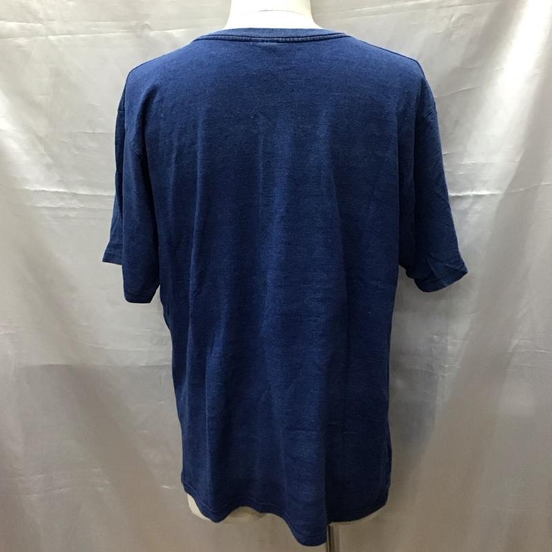 チャムス CHUMS Tシャツ 半袖 半袖カットソー プリントTシャツ クルーネックカットソー XL プリント 青 / ブルー /  メンズ USED 古着 中古 10117517