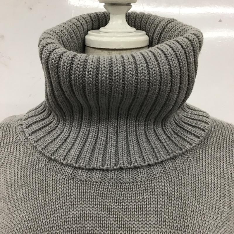 トミーヒルフィガー TOMMY HILFIGER ニット、セーター 長袖 M 無地 灰 / グレー /  レディース USED 古着 中古 10121375