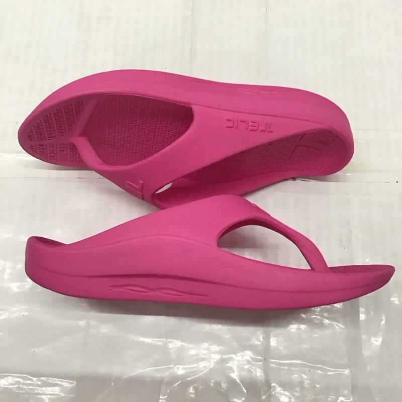 テリック TELIC サンダル サンダル 23～23.5cm TELIC FLIP FLOP リカバリーサンダル S 無地 桃 / ピンク /  レディース USED 古着 中古 10120435