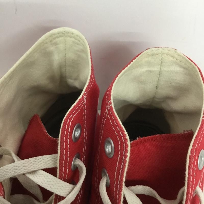 コンバース CONVERSE スニーカー スニーカー M9621 CANVAS ALL STAR HI 26.5cm 26.5cm ロゴ、文字 赤 / レッド /  メンズ USED 古着 中古 10150977