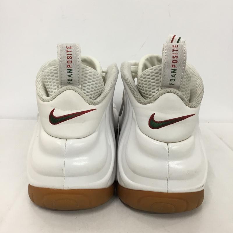 ナイキ NIKE スニーカー スニーカー 624041 102 AIR FOAMPOSITE PRO 30cm 30.0cm ロゴ、文字 白 / ホワイト /  メンズ USED 古着 中古 10146874