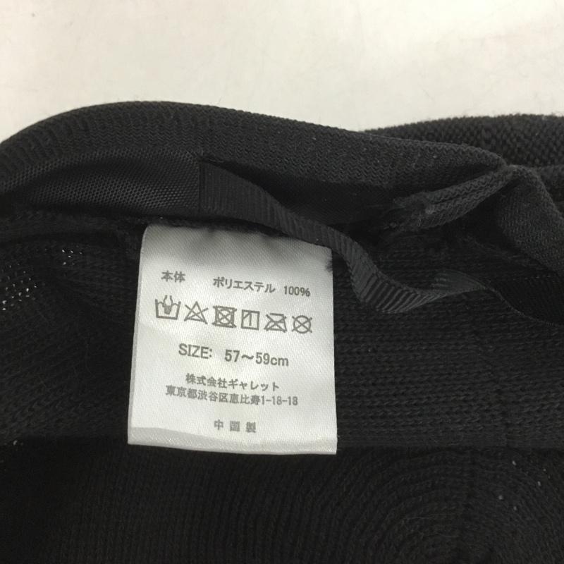 ディッキーズ Dickies 帽子 ハンチング ロゴ、文字 黒 / ブラック /  メンズ USED 古着 中古 10150225