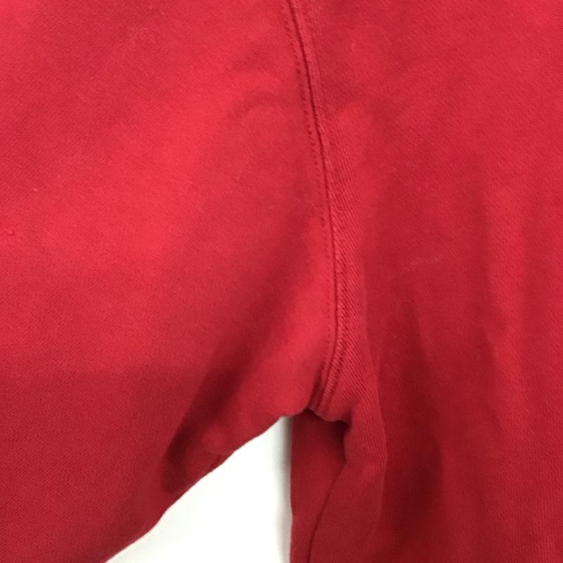 ノーティカ NAUTICA トレーナー 長袖 長袖スウェット カットソー クルーネック XL ロゴ、文字 赤 / レッド /  メンズ USED 古着 中古 10132269