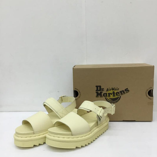 ドクターマーチン Dr.Martens サンダル サンダル VOSS MONO 27330282 US：7 ロゴ、文字 黄 / イエロー /  レディース USED 古着 中古 10133780