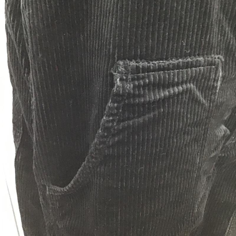 レイジブルー RAGEBLUE サロペット・オーバーオール サロペット、オーバーオール rb010401ad コーデュロイオーバーオール ワイドパンツ オールインワン FREE 無地 黒 / ブラック /  メンズ USED 古着 中古 10105819
