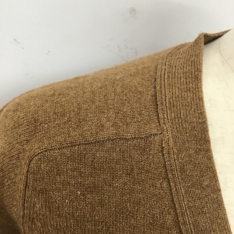 エルエルビーン L.L.Bean カーディガン 長袖 長袖 M 無地 茶 / ブラウン /  メンズ USED 古着 中古 10112837