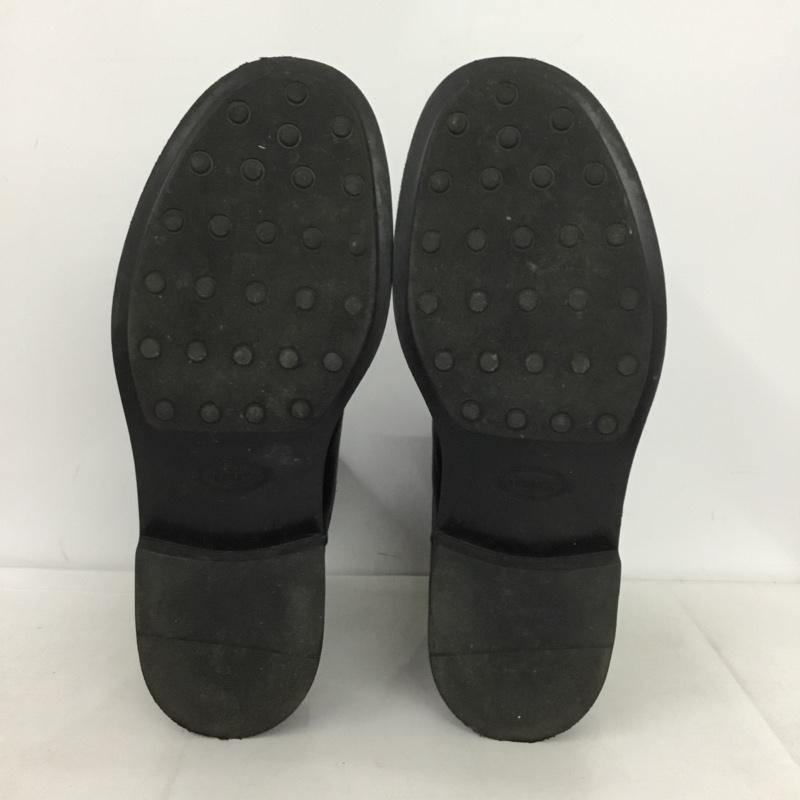 トッズ TOD S ブーツ ショートブーツ サイドゴア 81/2 箱有 ロゴ、文字 黒 / ブラック /  メンズ USED 古着 中古 10147760