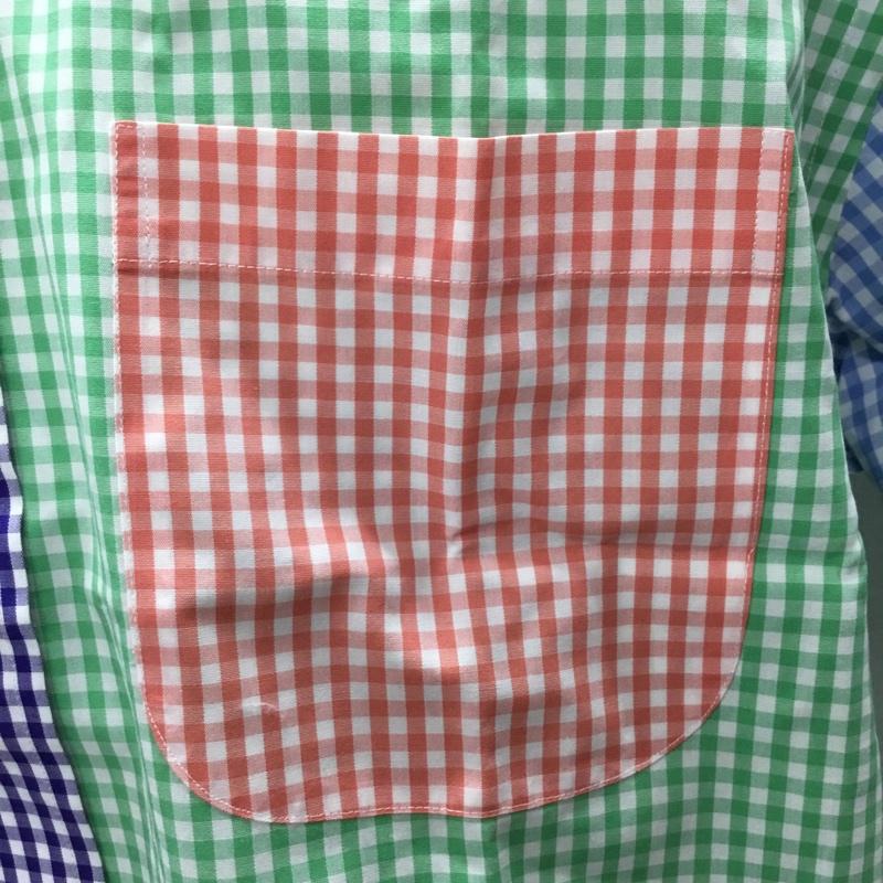 ブルックスブラザーズ BROOKS BROTHERS シャツ、ブラウス 半袖 ボタンダウン M チェック マルチカラー / マルチカラー /  メンズ USED 古着 中古 10111586