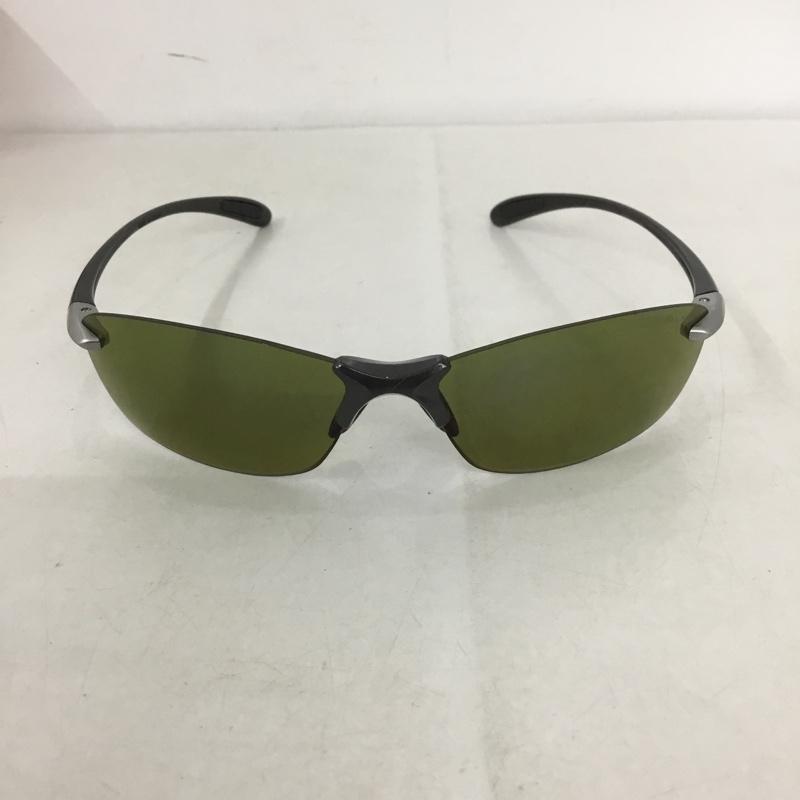 スワンズ Swans めがね・サングラス サングラス SALF-0168 ULTRA LENS for FISHINGモデル 箱有 ロゴ、文字 黒 / ブラック / X 薄緑 / ライトグリーン /  メンズ USED 古着 中古 10141081