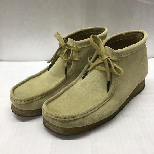 クラークス Clarks ブーツ ショートブーツ 11826 ワラビーブーツ 261555167080 UK8 US9 US：9 無地 ベージュ / ベージュ /  メンズ USED 古着 中古 10116245