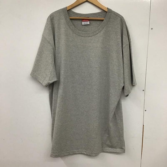 チャンピオン Champion Tシャツ 半袖 半袖カットソー 無地Tシャツ クルーネックカットソー XL 無地 灰 / グレー /  メンズ USED 古着 中古 10134796