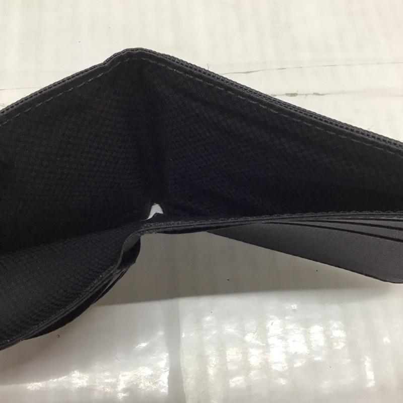 ザノースフェイス THE NORTH FACE 財布 二つ折り NM82339 シャトルカードワレット ロゴ、文字 黒 / ブラック /  メンズ USED 古着 中古 10116459