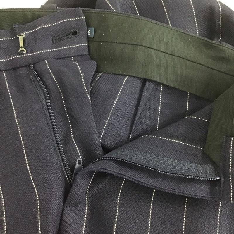 ラルフローレン RALPHLAUREN パンツ スラックス ストライプ 紺 / ネイビー /  レディース USED 古着 中古 10140295