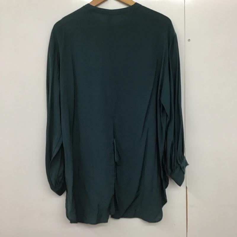 レプシィム LEPSIM シャツ、ブラウス 長袖 FREE 無地 緑 / グリーン /  レディース USED 古着 中古 10141247