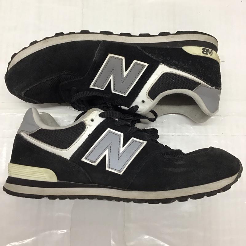 ニューバランス New Balance スニーカー スニーカー KL574SKG 24.5cm 24.5cm ロゴ、文字 黒 / ブラック /  レディース USED 古着 中古 10115830