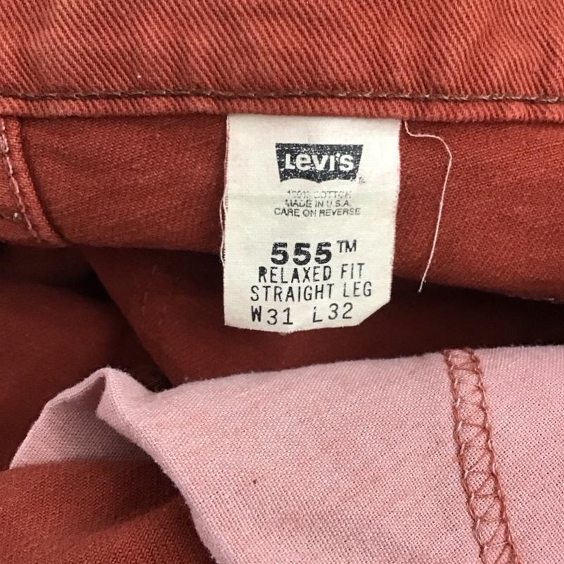 リーバイス Levi s パンツ デニム、ジーンズ 40555-2873 90年代 RELAXED FIT W32 L32 31インチ 無地 橙 / オレンジ /  メンズ USED 古着 中古 10133261