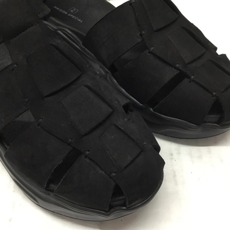 メゾンスペシャル MAISON SPECIAL サンダル サンダル グルカダッドサンダル 40 無地 黒 / ブラック /  メンズ USED 古着 中古 10106884
