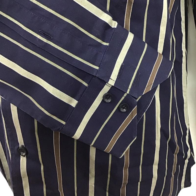 アルマーニジーンズ ARMANI JEANS シャツ、ブラウス 長袖 長袖シャツ カラーシャツ 長袖カットソー ストライプシャツ L ストライプ マルチカラー / マルチカラー /  メンズ USED 古着 中古 10123777