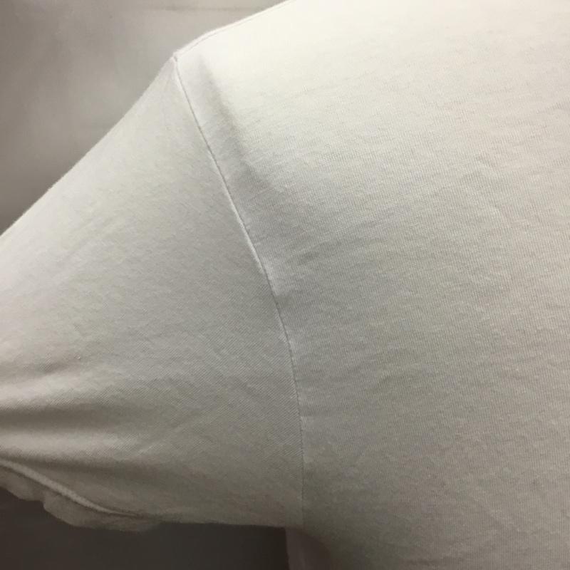 エンポリオアルマーニ EMPORIO ARMANI Tシャツ 半袖 半袖カットソー プリントTシャツ クルーネックカットソー S ロゴ、文字 白 / ホワイト /  メンズ USED 古着 中古 10116919