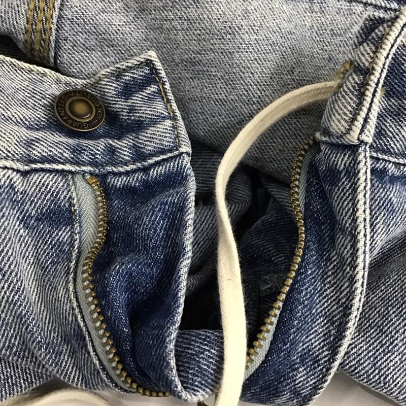 フリークスストア FREAK S STORE パンツ デニム、ジーンズ 1142248903702 ダブルニーデニム カーヴィーパンツ M 無地 青 / ブルー /  レディース USED 古着 中古 10118707