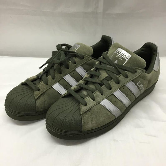 アディダス adidas スニーカー スニーカー B41988 SUPERSTAR 26.5cm 26.5cm ロゴ、文字 カーキ / カーキ / X 銀 / シルバー /  メンズ USED 古着 中古 10110154