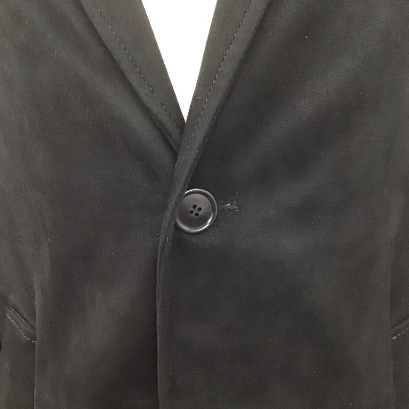 ザラメン ZARA MAN ジャケット、上着 ジャンパー、ブルゾン スウェードジャケット カジュアルジャケット アウター ロングジャケット XS 無地 黒 / ブラック /  メンズ USED 古着 中古 10107320