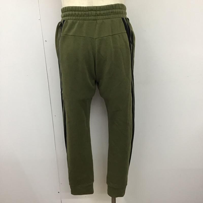 アディダス adidas ボトムス ボトムス H33555 スウェットパンツ 裏起毛 スポーツウェア L ロゴ、文字 カーキ / カーキ /  メンズ USED 古着 中古 10116803
