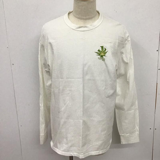 ハフ HUF カットソー 長袖 長袖カットソー プリントカットソー クルーネック XL プリント 白 / ホワイト /  メンズ USED 古着 中古 10126188