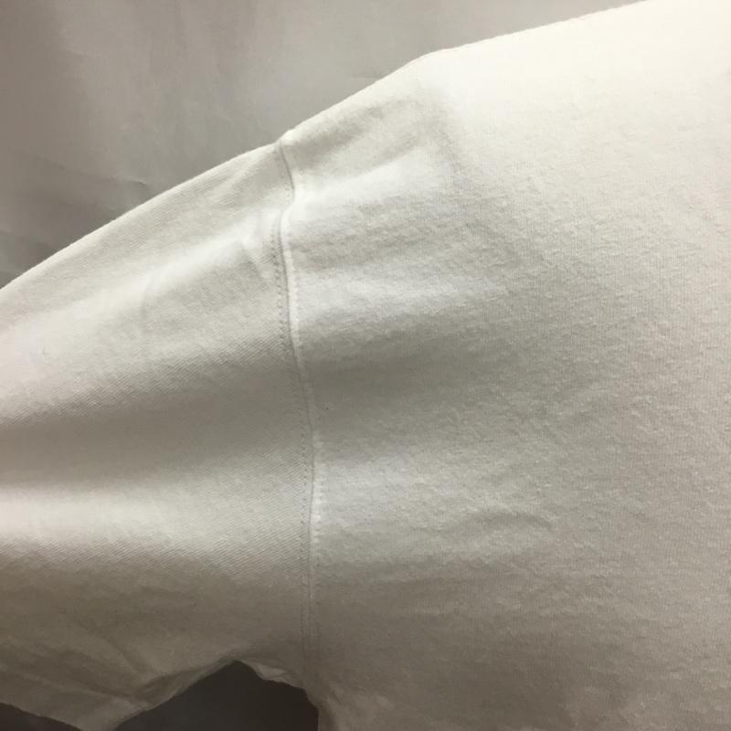 ブラックアイパッチ Black eye patch Tシャツ 半袖 半袖カットソー プリントTシャツ クルーネックカットソー M プリント 白 / ホワイト /  メンズ USED 古着 中古 10116586