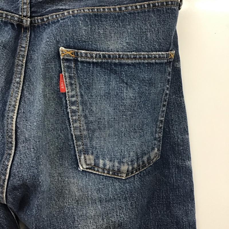 クラクト CLUCT パンツ デニム、ジーンズ デニムパンツ ストレートパンツ スリムパンツ カジュアルパンツ L 無地 インディゴ / インディゴ /  メンズ USED 古着 中古 10109158