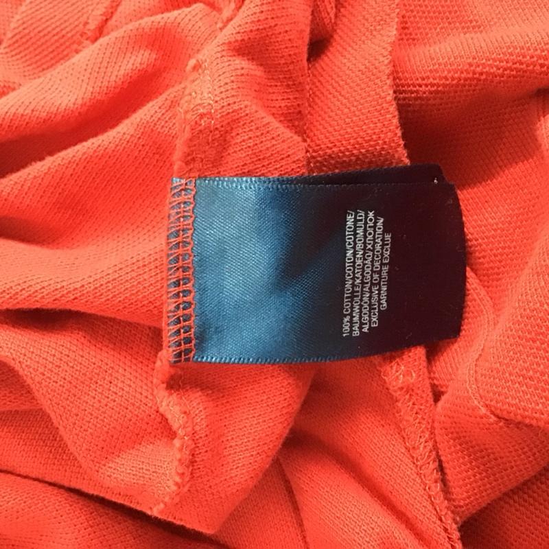 ポロバイラルフローレン Polo by RALPH LAUREN ポロシャツ 半袖 半袖ポロシャツ 半袖カットソー カラーシャツ L ロゴ、文字 赤 / レッド /  ボーイズ USED 古着 中古 10130702